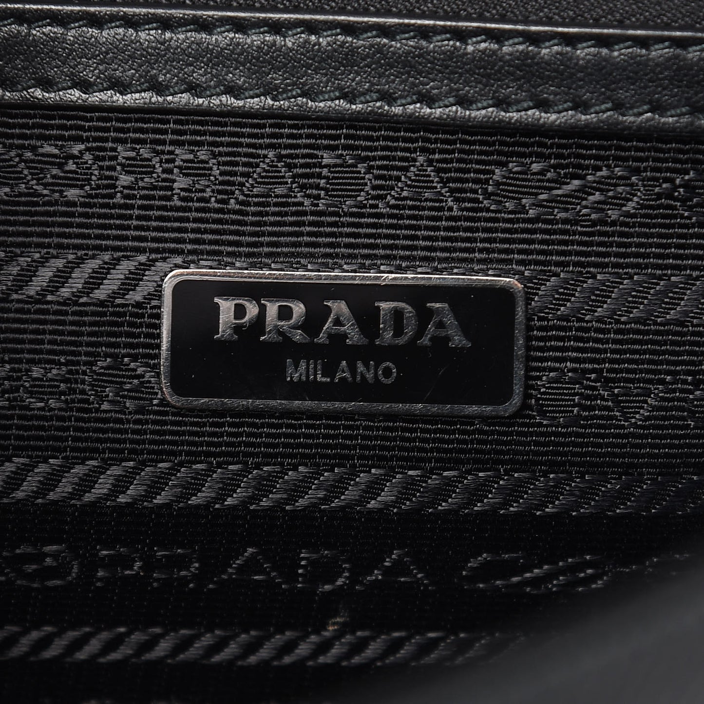 Saffiano Pattina Crossbody Bag Black
