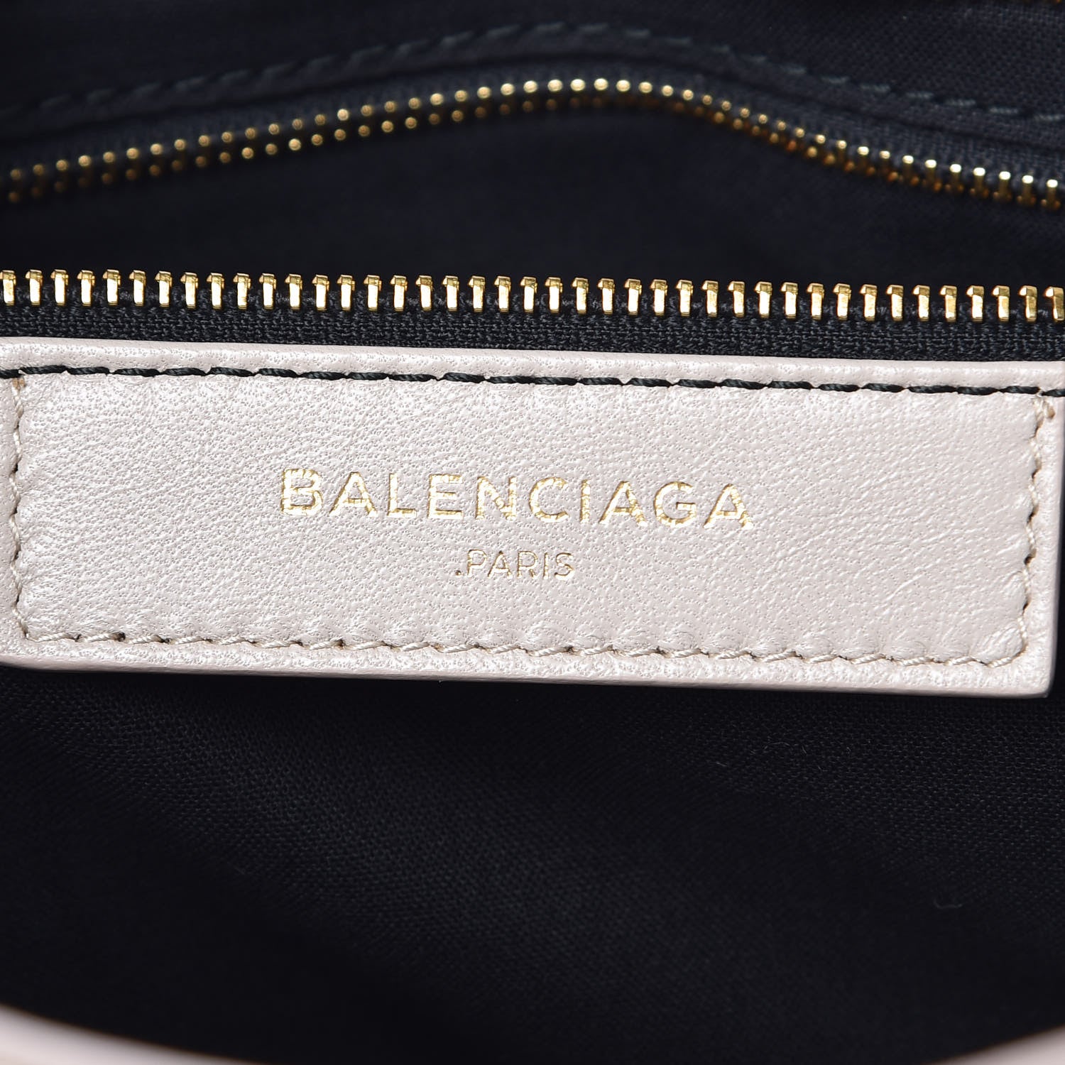 Balenciaga Chevre Gold Metallic Edge Hardware City Beige Praline 7 of 10