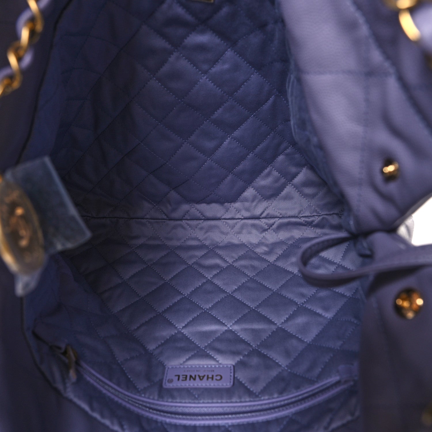 Chanel Shiny Caviar Quilted Monochrome Chanel 22 Light Purple 6 of 12