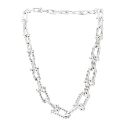 Tiffany Sterling Silver HardWear Graduated Link Necklace 3 of 4