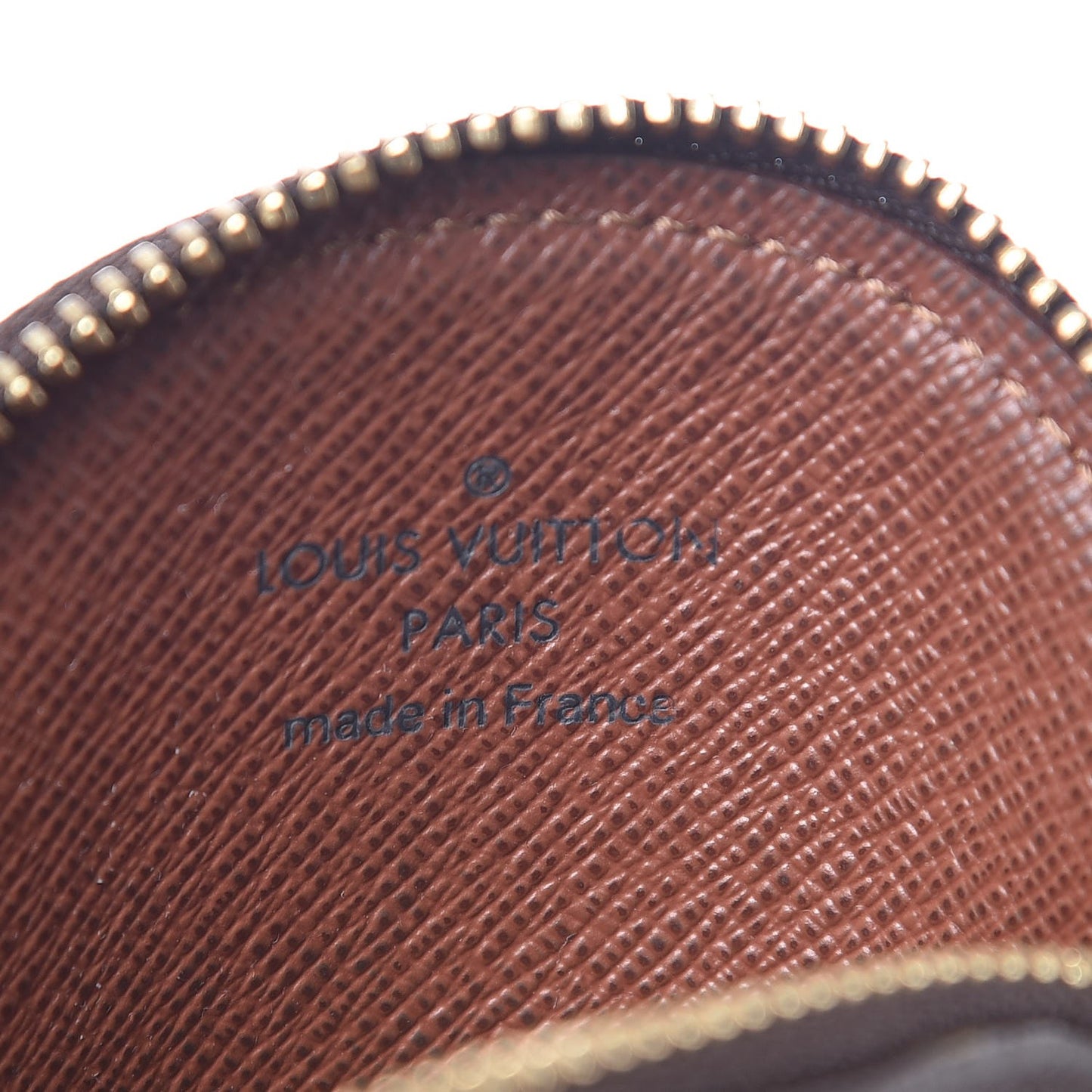 Monogram Round Coin Purse