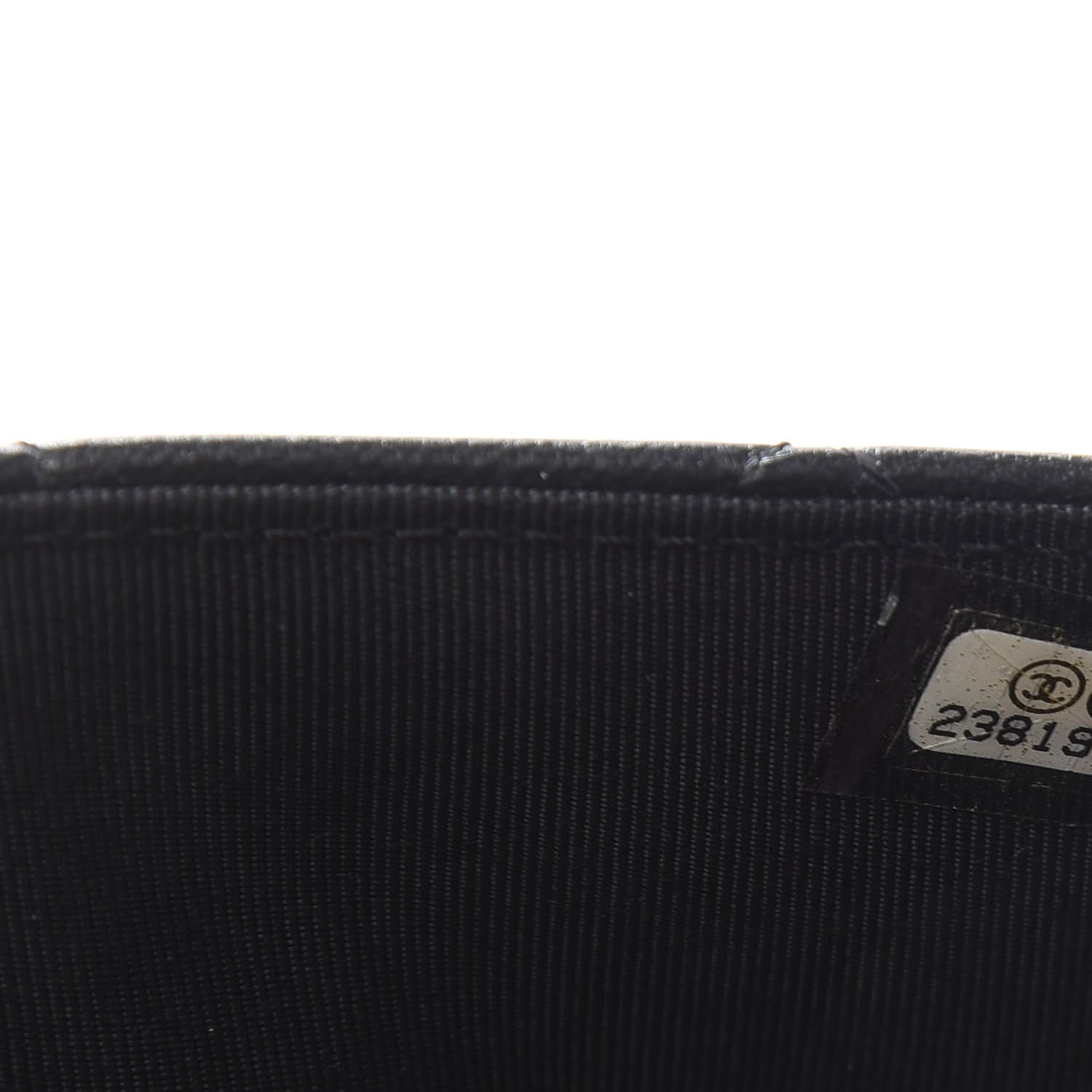 Chanel Lambskin Quilted Wallet On Chain WOC Black 8 of 12