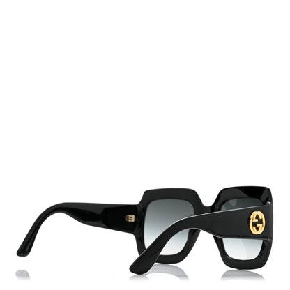 Gucci Acetate Square Frame Sunglasses GG0141S Black 4 of 8