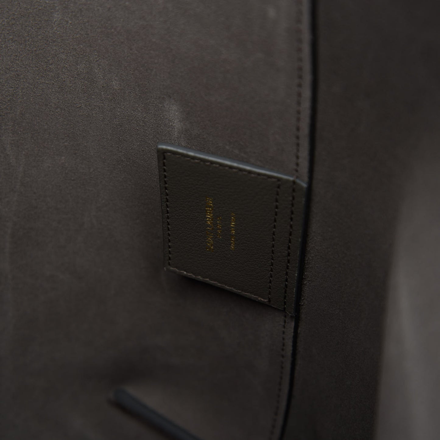 Calfskin Large Shopping Tote Pebble