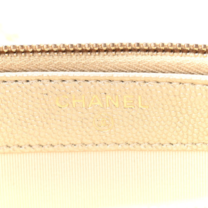 Chanel Metallic Caviar Quilted Small Clutch With Chain Gold 9 of 14