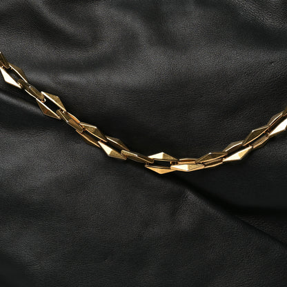 Jimmy Choo Soft Calfskin Medium Diamond Hobo Black 7 of 9