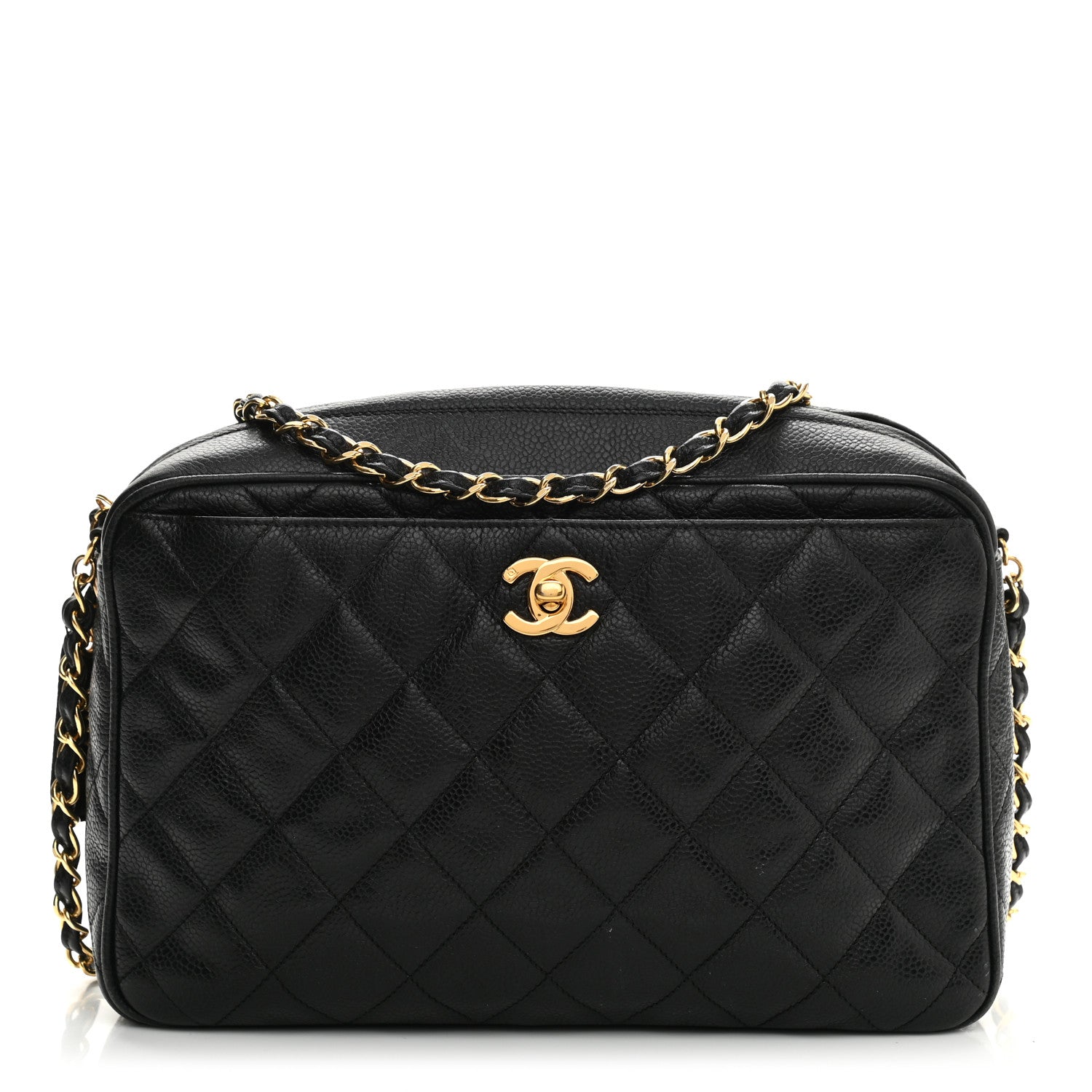Chanel Caviar Quilted Camera Case Black 1 of 11