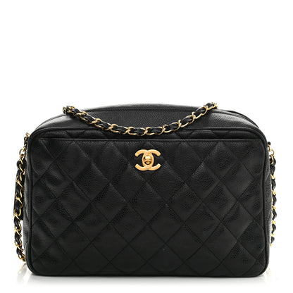 Chanel Caviar Quilted Camera Case Black 1 of 11