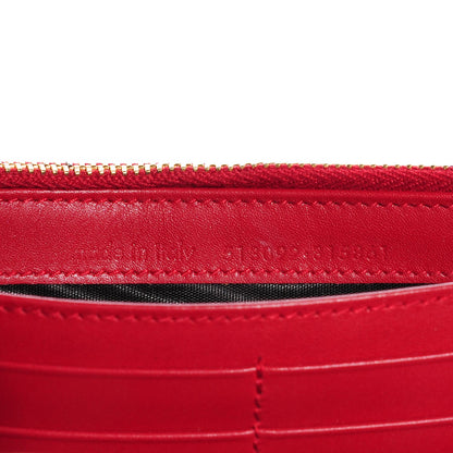 Saint Laurent Leather Classic Large Marquage Flap Wallet Red 7 of 8