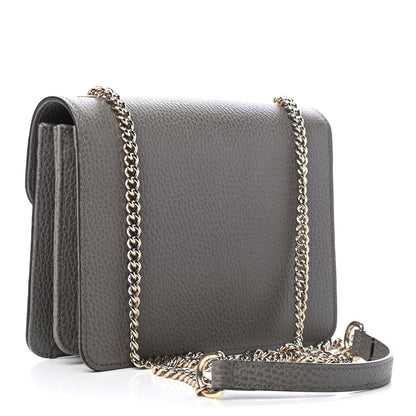 Gucci Dollar Calfskin Small Interlocking G Shoulder Bag Loess 2 of 4