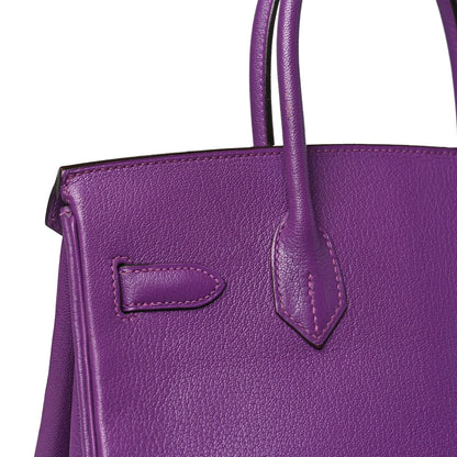 Hermes Chevre Mysore Birkin 30 Violet 11 of 15