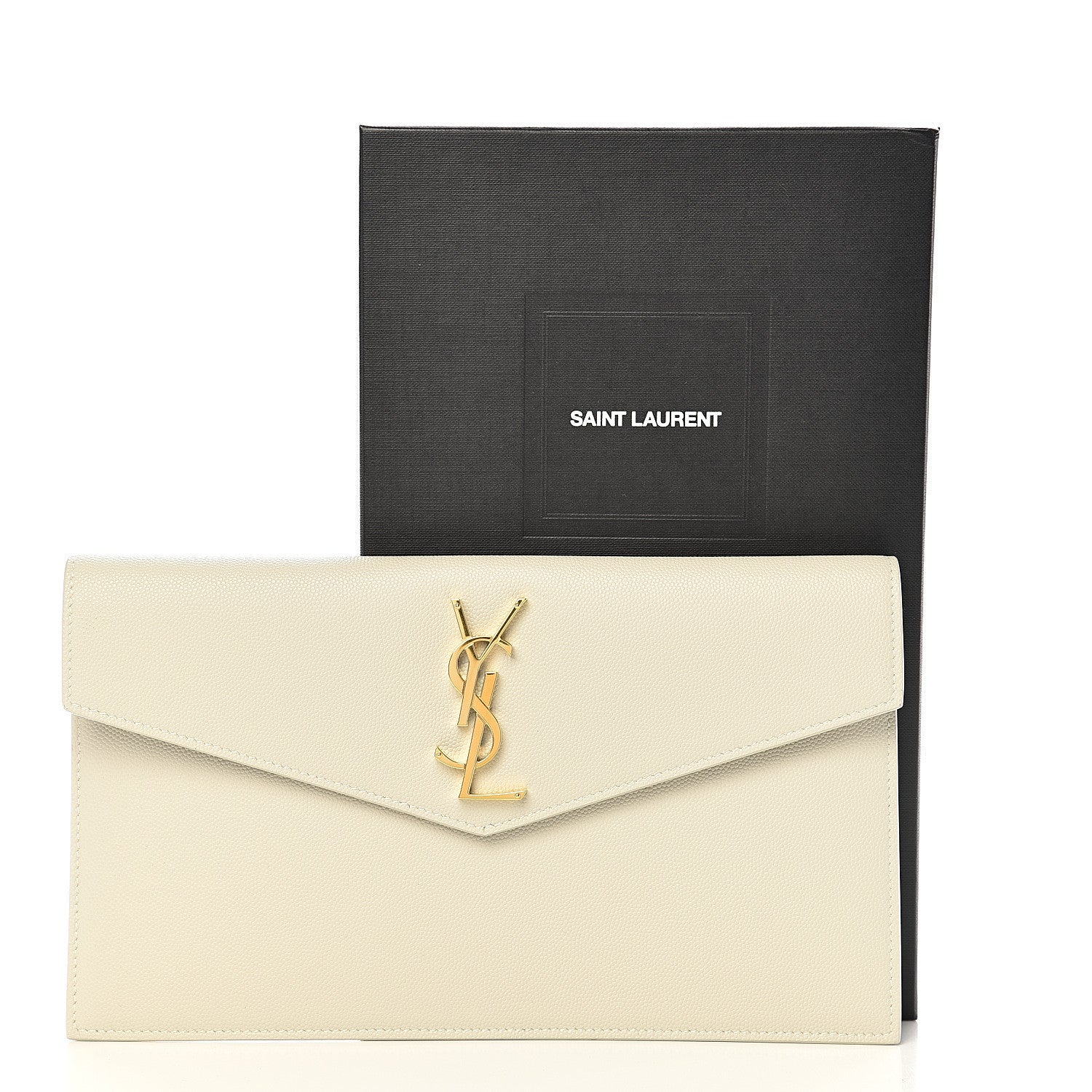 Saint Laurent Grain De Poudre Uptown Pouch Crema Soft 7 of 7
