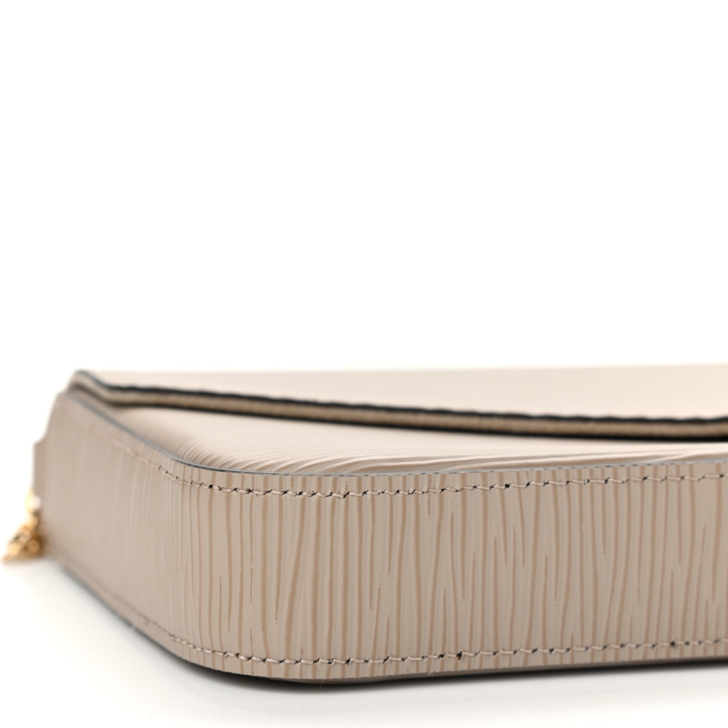 Louis Vuitton Epi Felicie Pochette Chain Wallet Galet 9 of 11