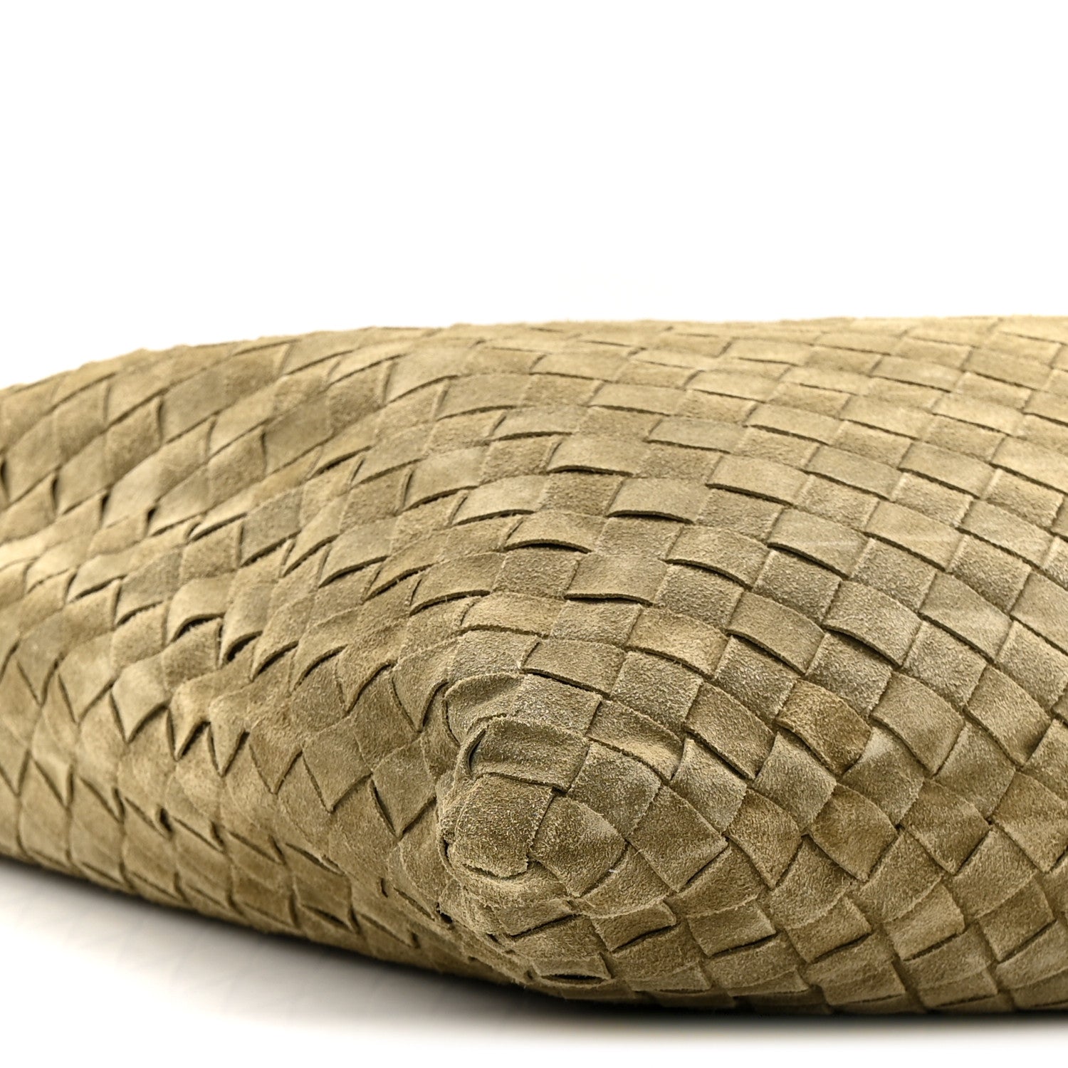 Bottega Veneta Suede Intrecciato Large Hop Mud 9 of 10