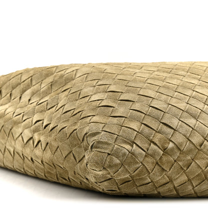 Bottega Veneta Suede Intrecciato Large Hop Mud 9 of 10