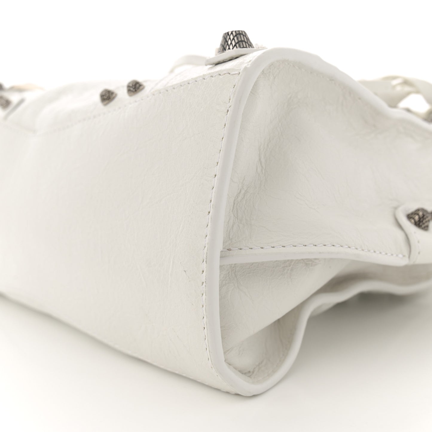 Agneau Arena Neo Cagole Handbag XS Optic White