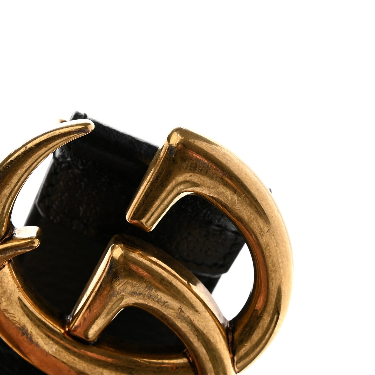 Textured Calfskin Double G 40mm Belt 100 40 Black