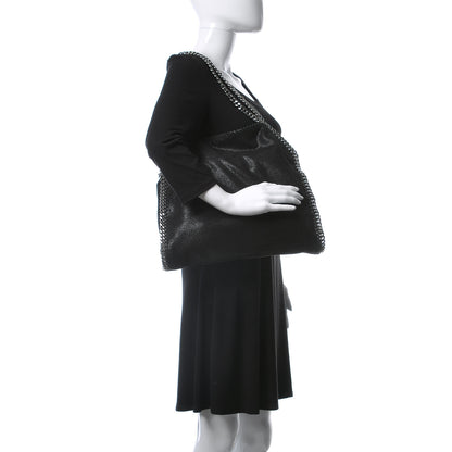 Stella McCartney Shaggy Deer Small Falabella Tote Black 2 of 9