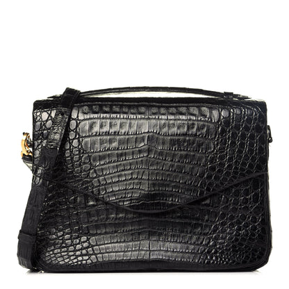 Nancy Gonzalez Crocodile Crossbody Black 1 of 10