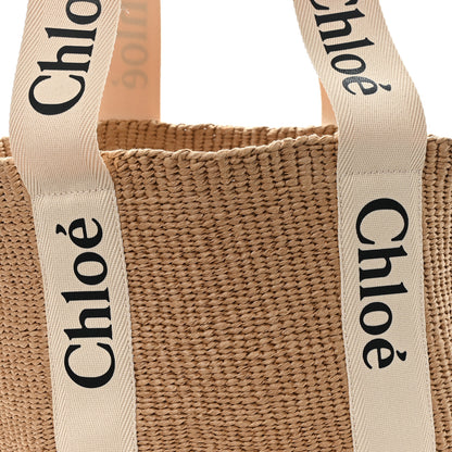 Chloe X MIFUKO Raffia Large Woody Basket Bag White 7 of 10