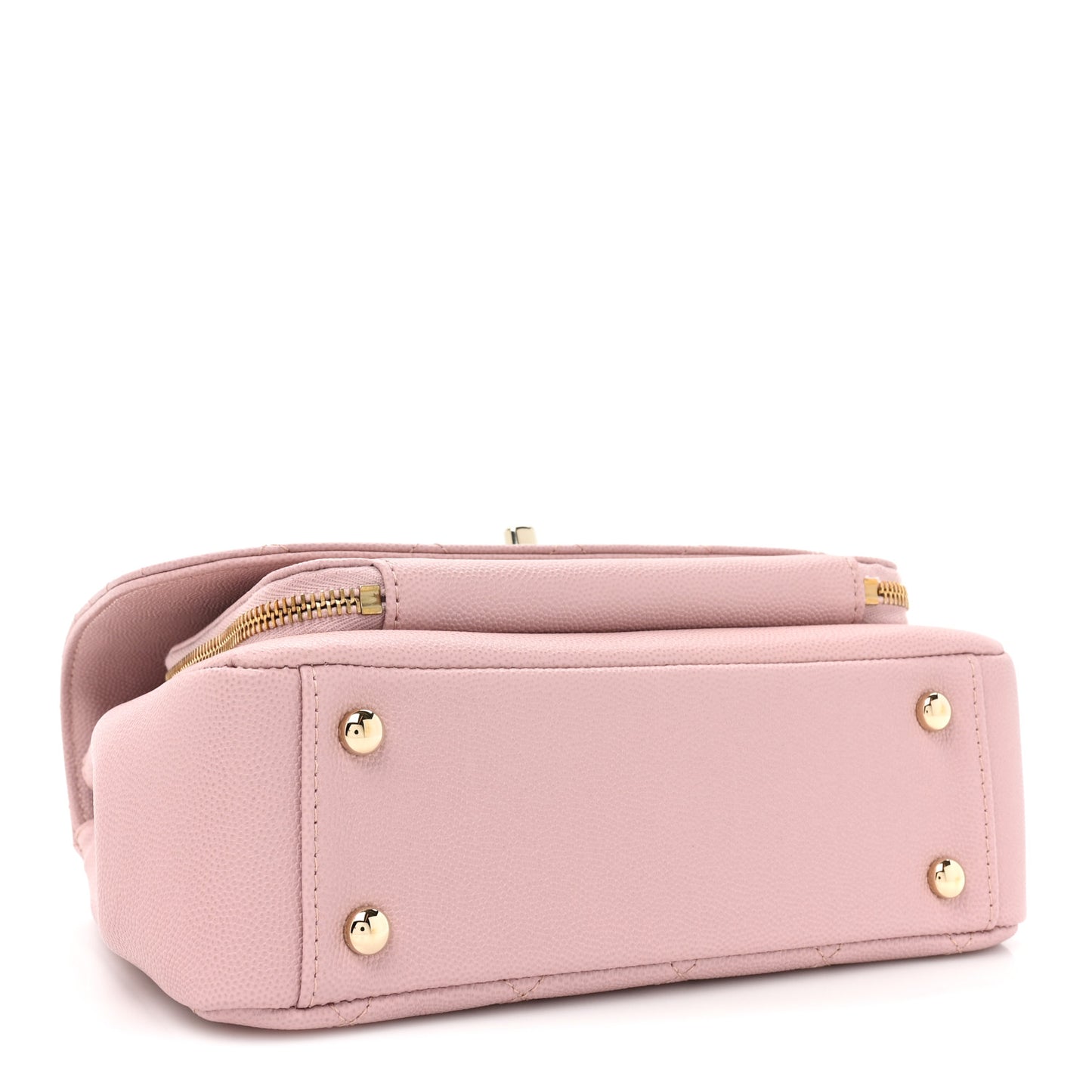 Caviar Quilted Medium Business Affinity Flap Light Pink