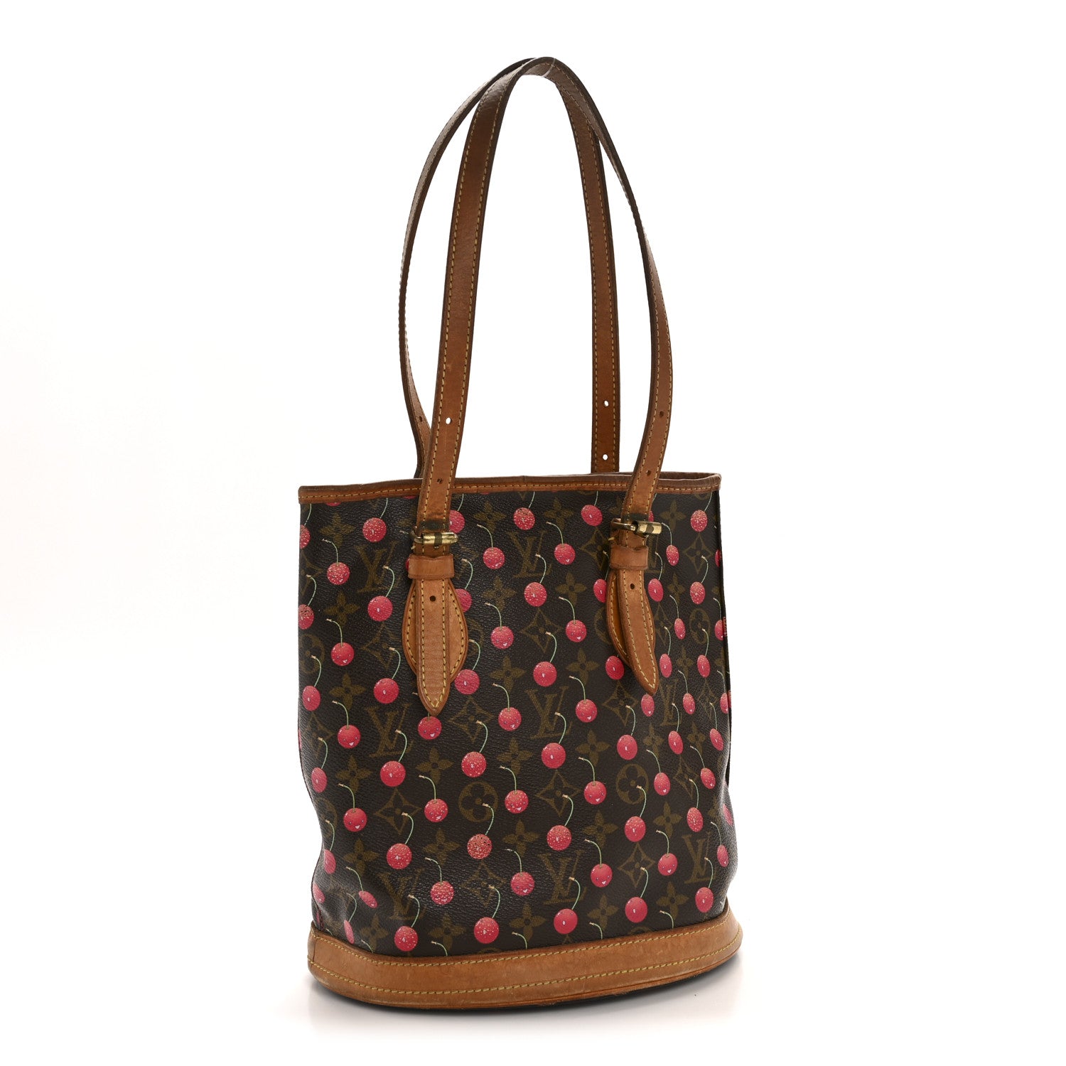 Louis Vuitton Monogram Cerises Bucket Bag 3 of 12