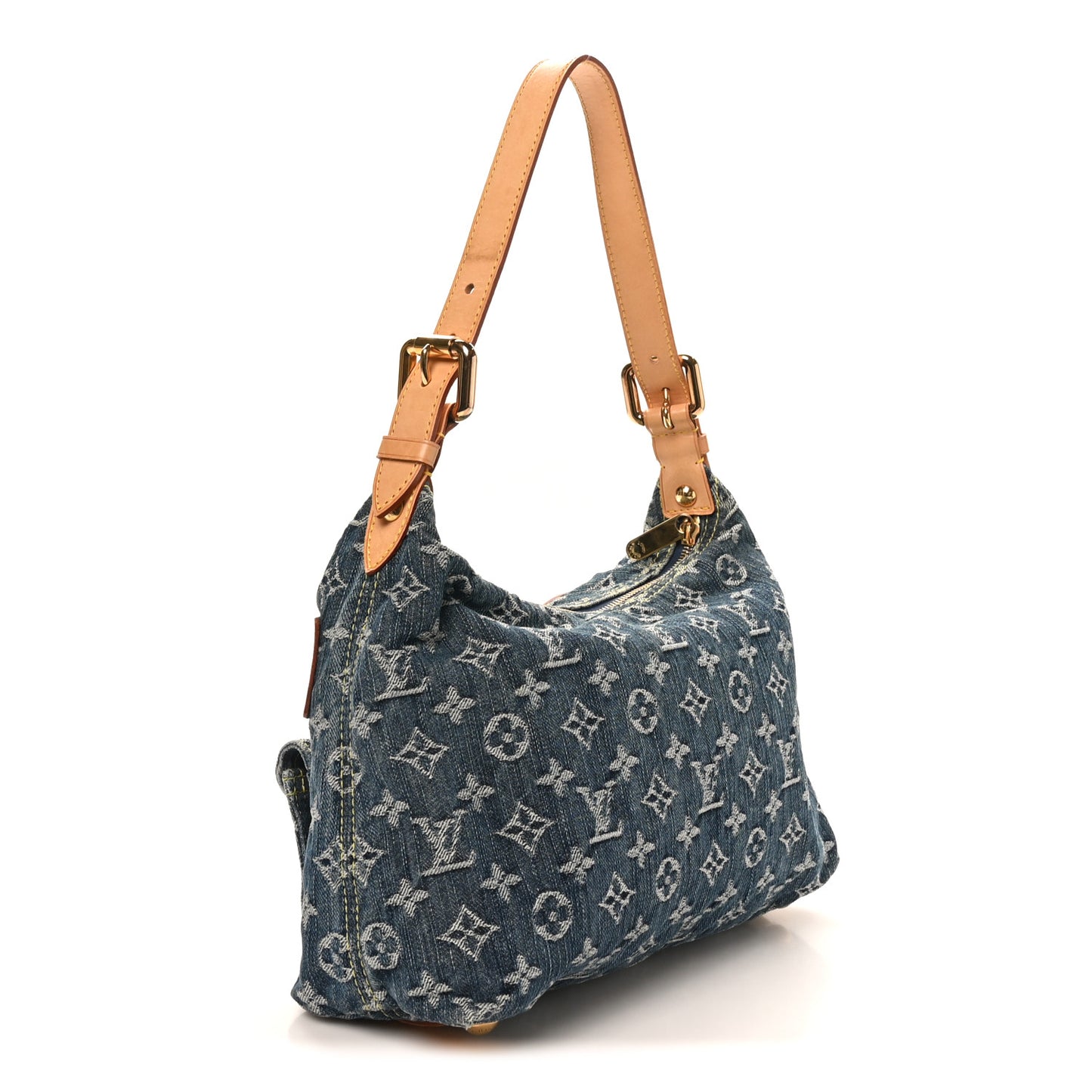 Monogram Denim Baggy PM Blue
