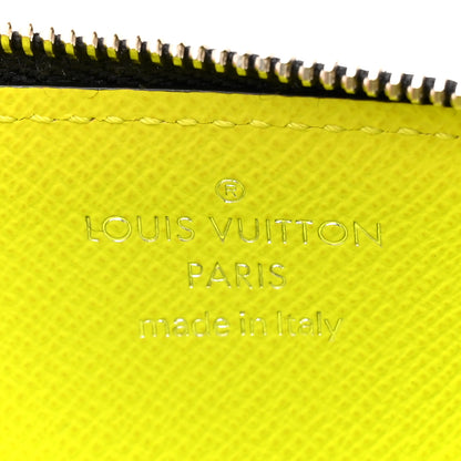 Louis Vuitton Monogram Taiga Coin Card Holder Yellow 7 of 10