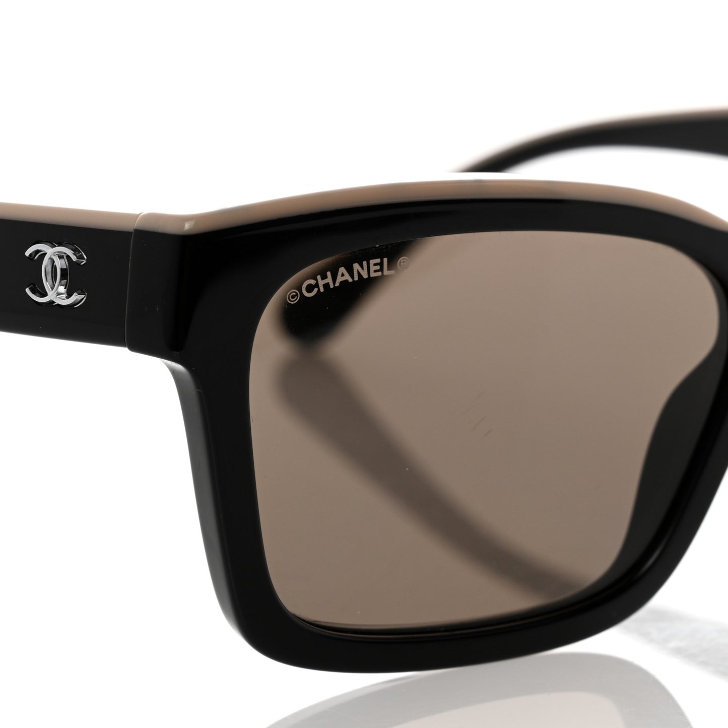 Acetate Square Sunglasses 5417 Black