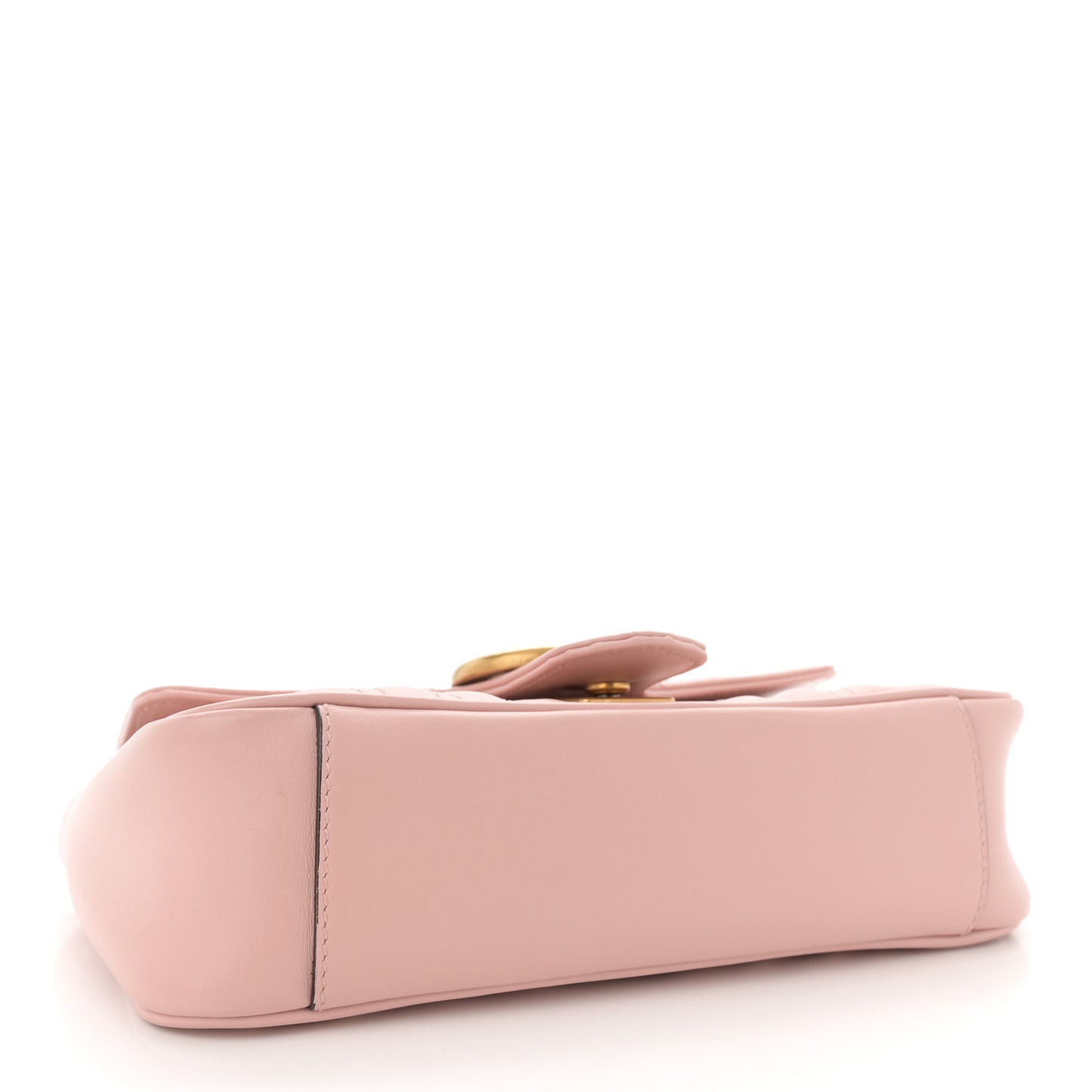 Calfskin Matelasse Mini GG Marmont Shoulder Bag Perfect Pink