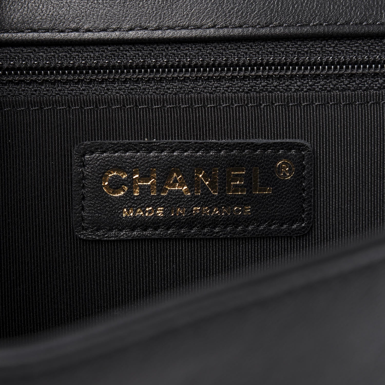 Chanel Lambskin Chevron Quilted Flap Black 8 of 10