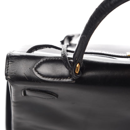 Hermes Box Kelly Retourne 32 Black 31 of 36