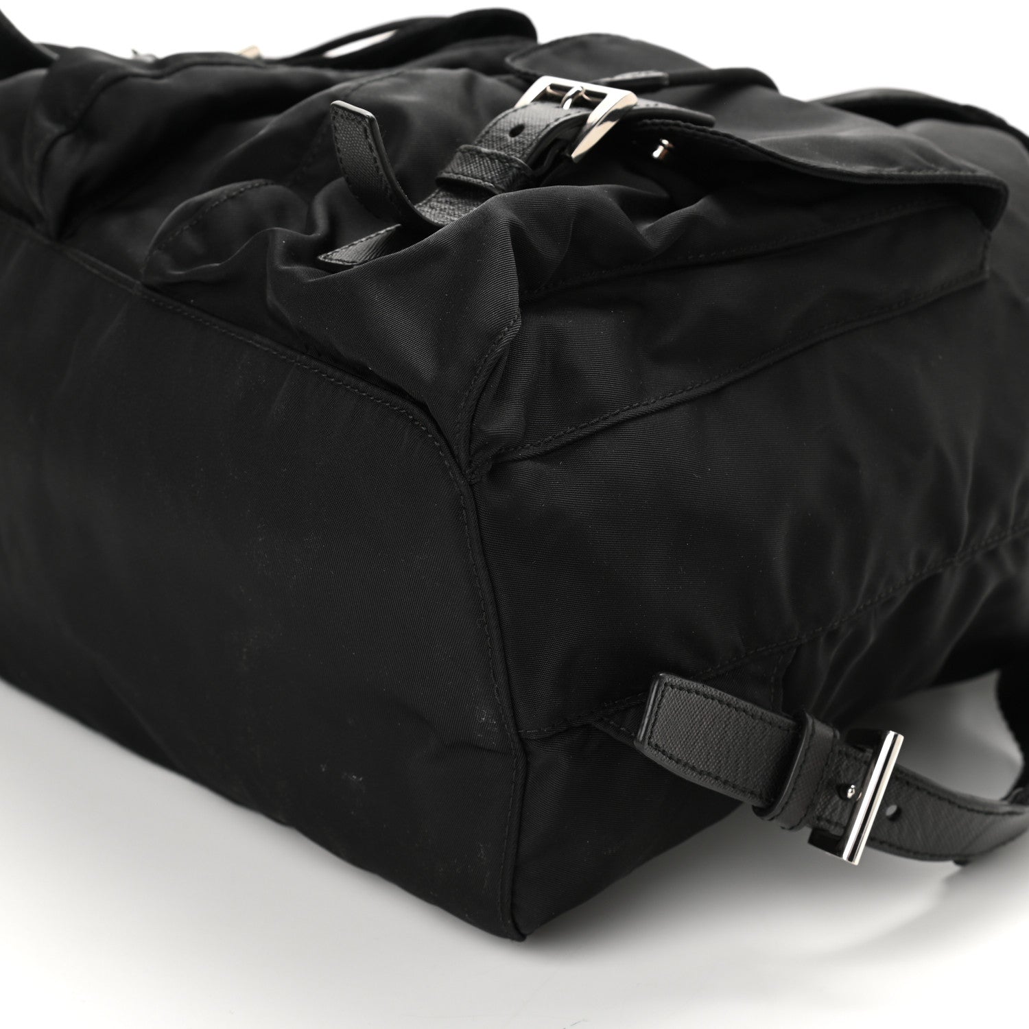 Prada Nylon Vela Medium Backpack Black 9 of 9