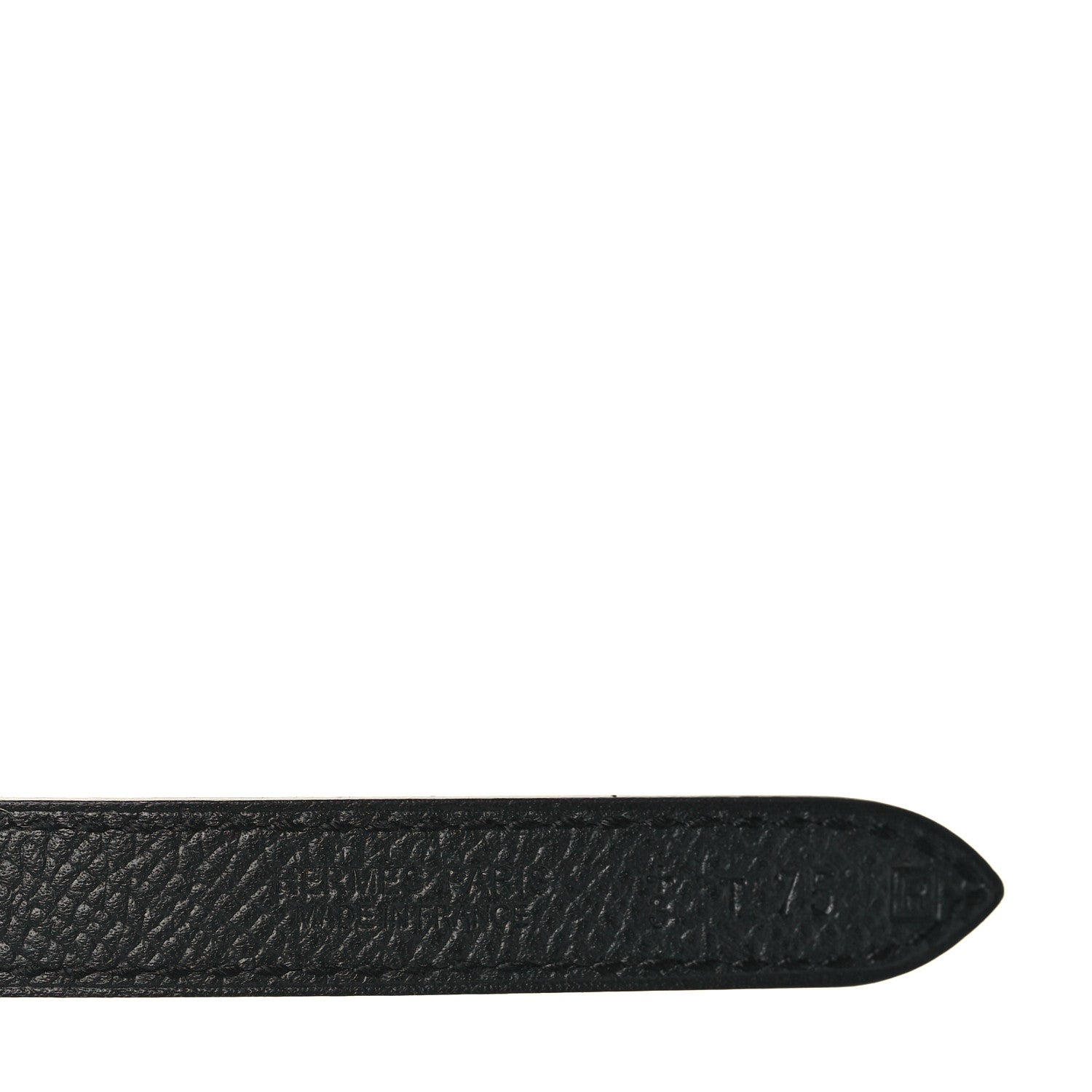 Hermes Swift Epsom 13mm Focus Belt 75 Bleu Saphir Black 4 of 7