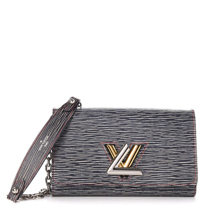 Louis Vuitton Epi Twist Chain Wallet Denim Dark 1 of 8