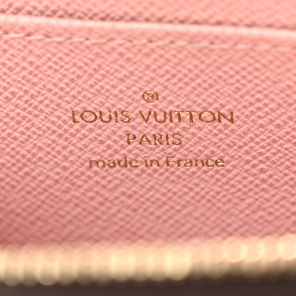Louis Vuitton Damier Ebene Zippy Coin Purse Rose Ballerine 6 of 7