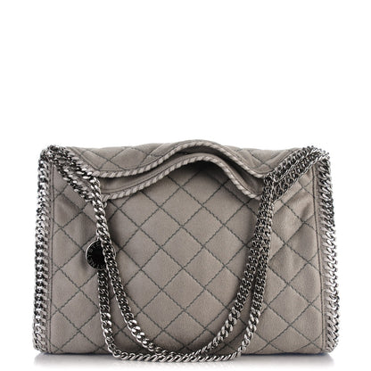 Stella McCartney Shaggy Deer Quilted Small Falabella Tote Light Grey 1 of 7