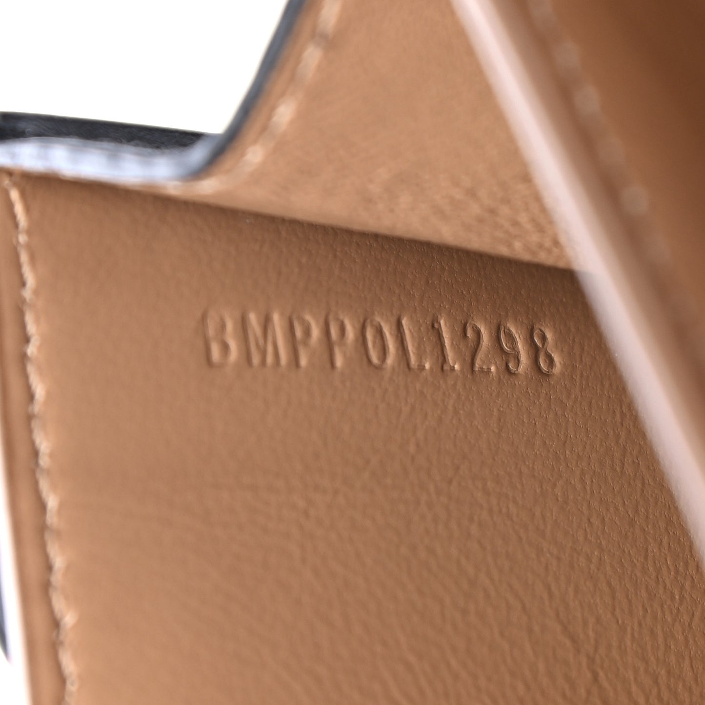 Calfskin Small TB Envelope Clutch Bag Malt Brown