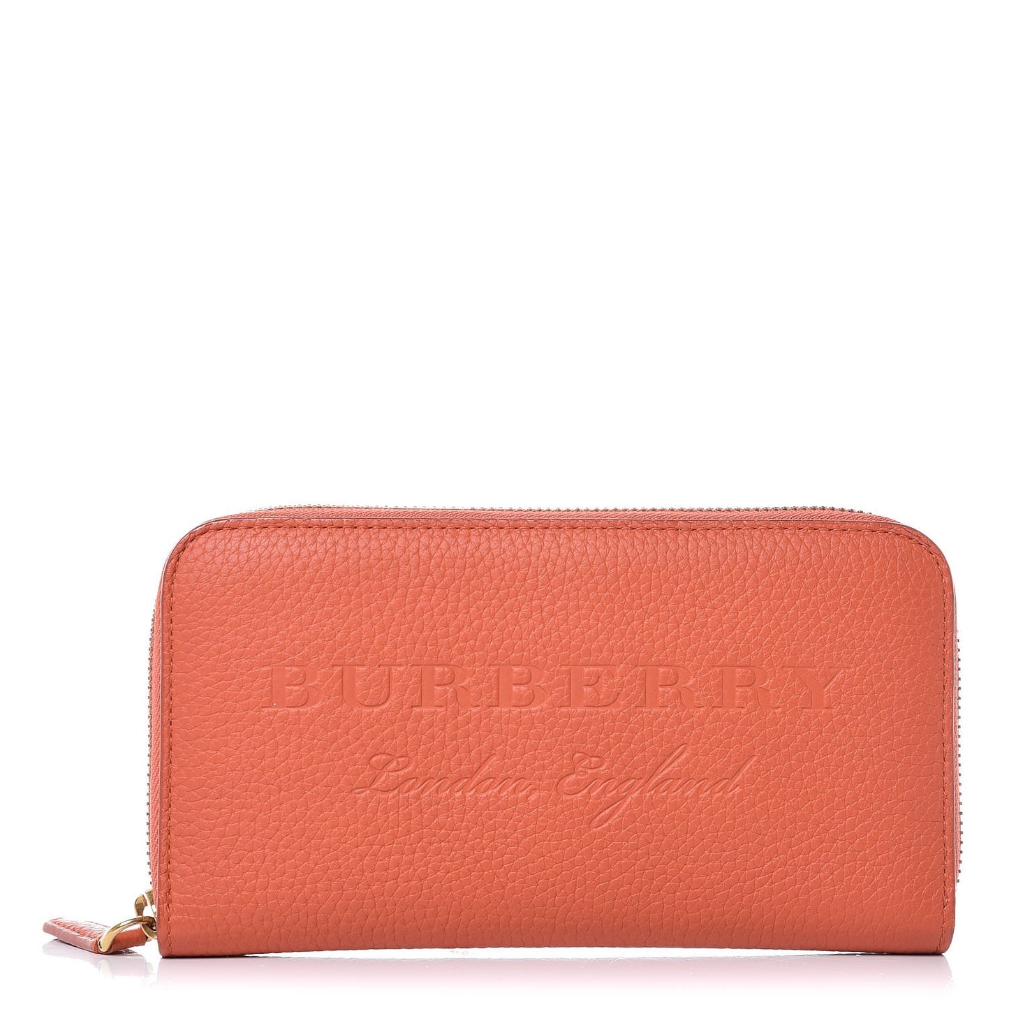Soft Grain Elmore Zip Around Wallet Orange