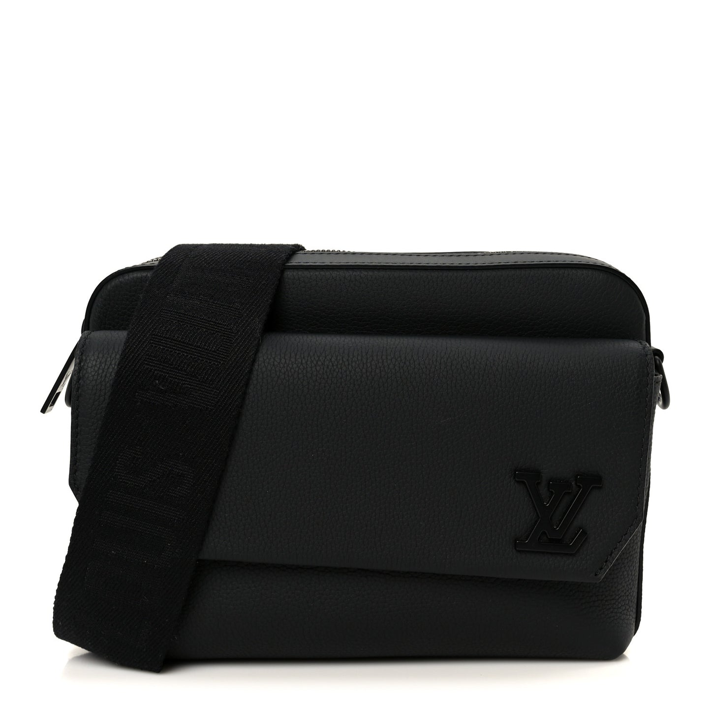 Calfskin Aerogram Fastline Messenger Black