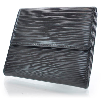 Louis Vuitton Epi Elise Wallet Black 3 of 10