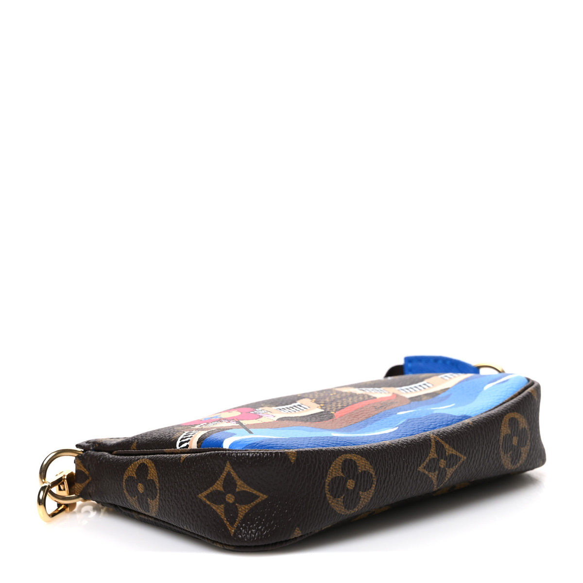 Monogram 2019 Christmas Animation Mini Venice Pochette Accessories Blue