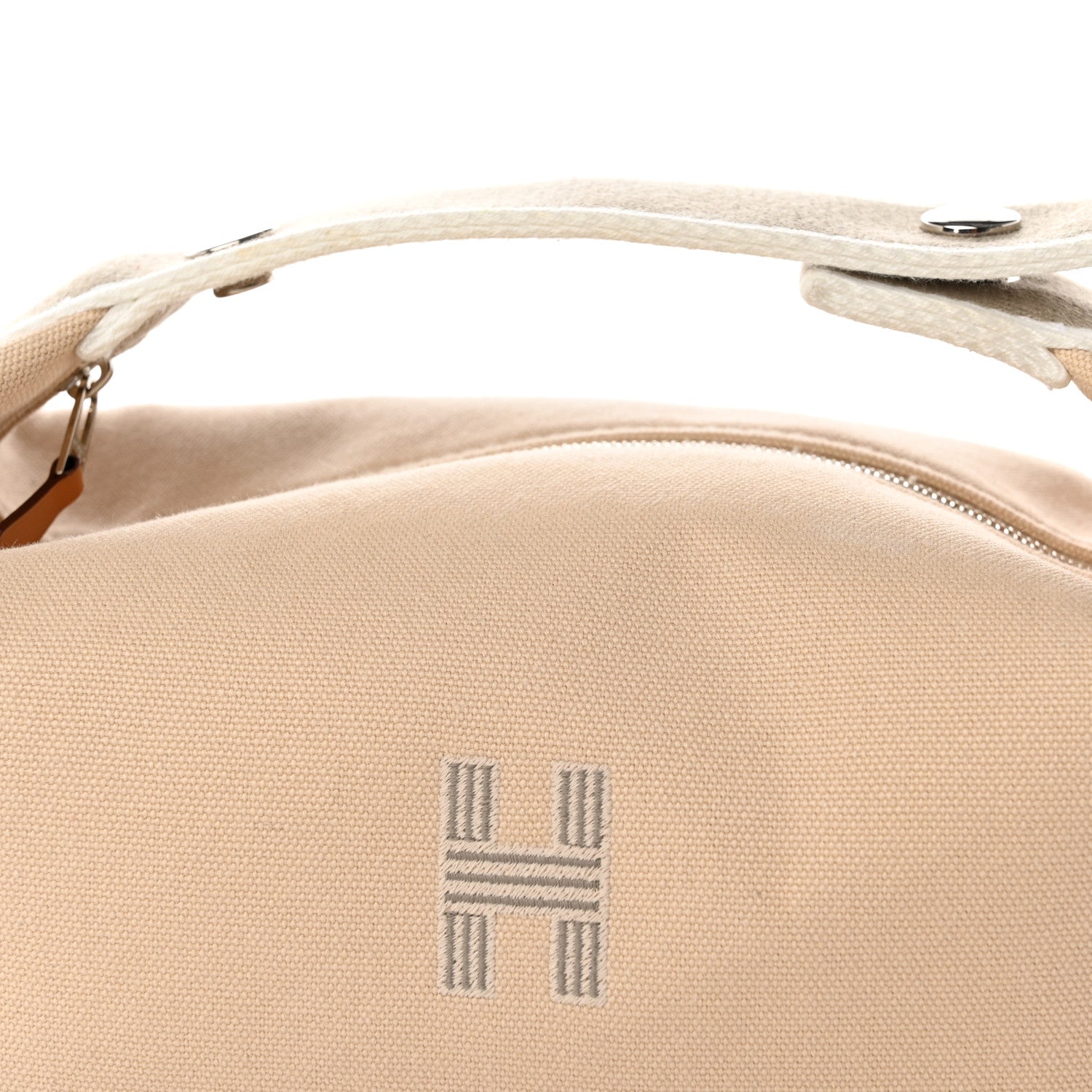 Hermes Canvas Small Bride-A-Brac Pouch Natural 7 of 10