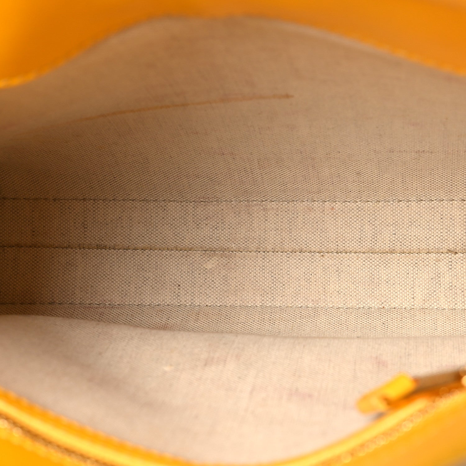 Burberry Canvas Smooth Calfskin Two Tone Mini Pocket Bag Deep Saffron 5 of 12