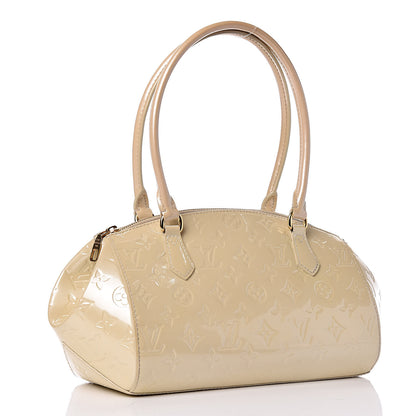 Louis Vuitton Vernis Sherwood PM Blanc Corail 3 of 15