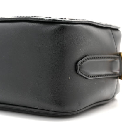 Fendi Vitello Century F is Fendi Bi-Color FF 1974 Embossed Camera Case Maya Black 10 of 10
