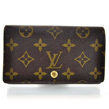 Louis Vuitton Monogram Porte-Monnaie Tresor Wallet 1 of 8