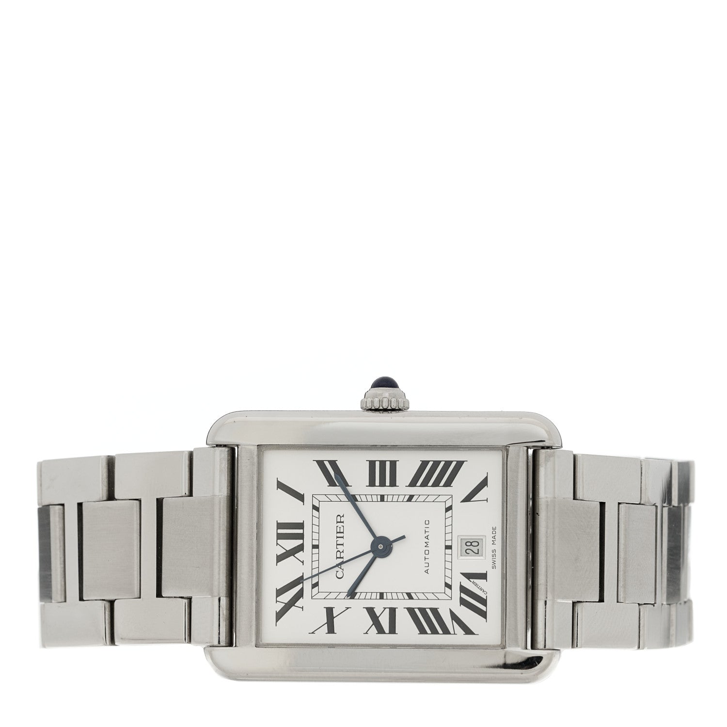 Cartier Stainless Steel 31mm Tank Solo Automatic Watch 2 of 4