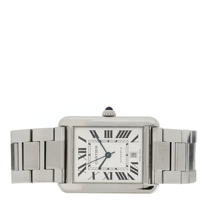 Cartier Stainless Steel 31mm Tank Solo Automatic Watch 2 of 4
