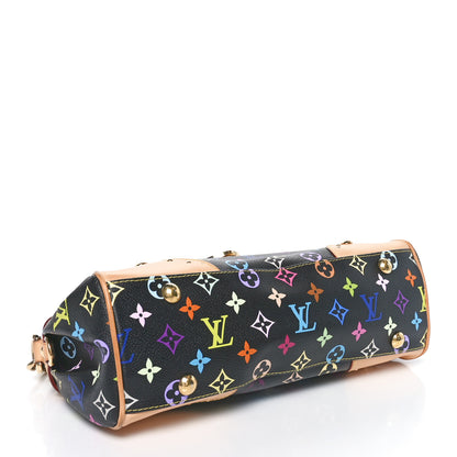 Louis Vuitton Monogram Multicolor Beverly MM Black 4 of 10